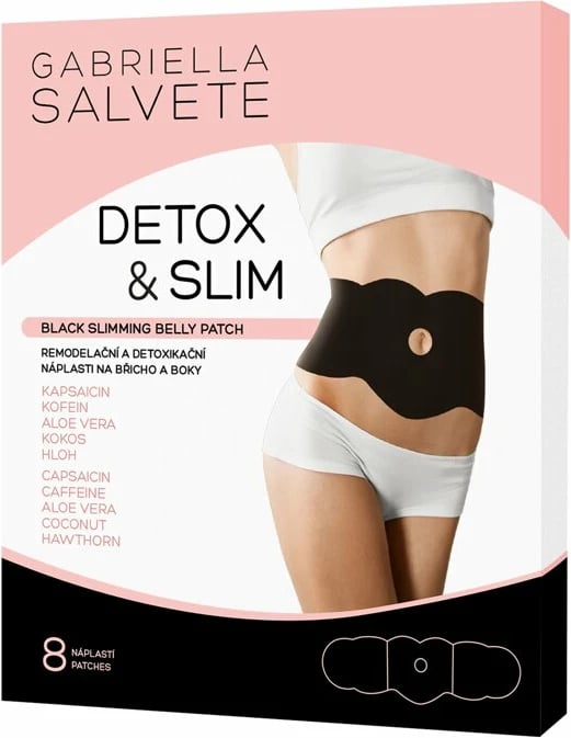 Patch për dobësim barku Gabriella Salvete Detox & Slim, 8 copë