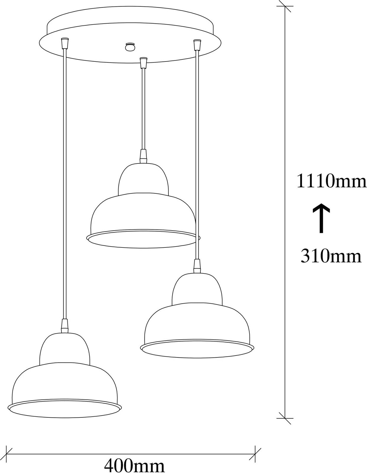Llambë tavani Opviq, Berceste, e zezë, 180BLACK-S2