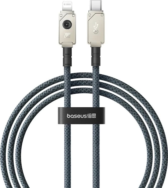 Kabllo Baseus Unbreakable USB C në iP 1 m 20 W Bardhë