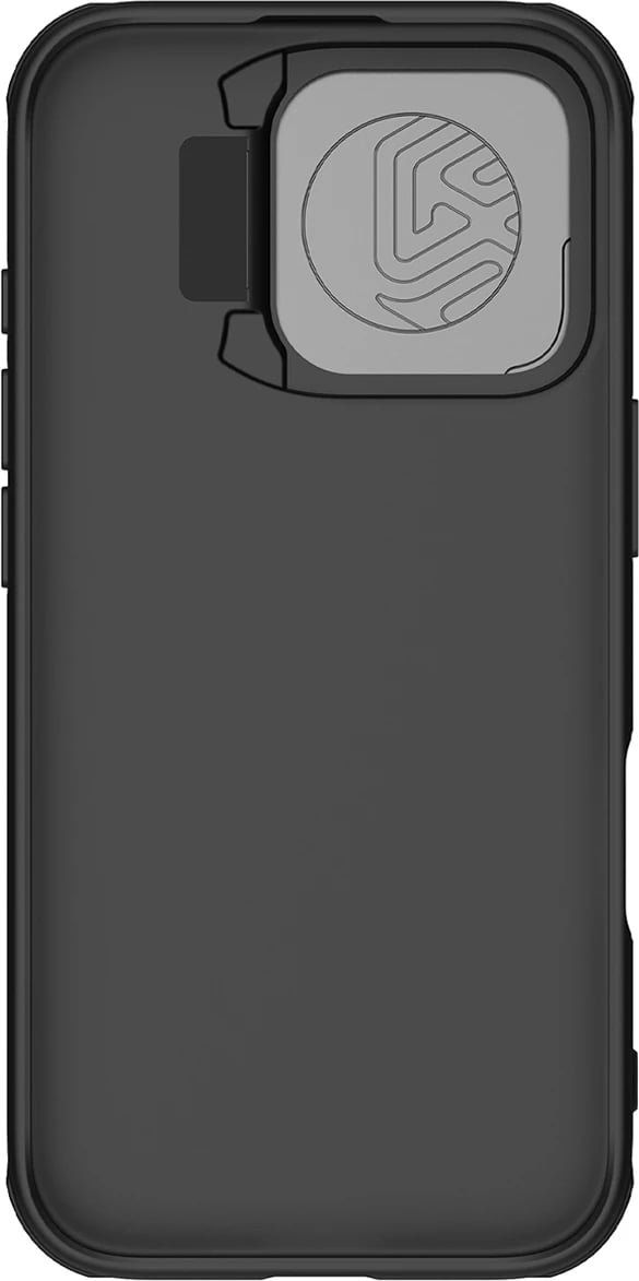 Mbështjellës Nillkin CamShield Prop Case për iPhone 16 Pro Max, me kapak kamere dhe mbajtëse, i zi