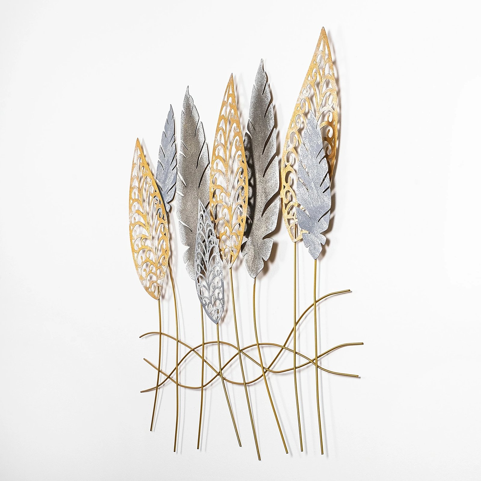 Aksesor dekorativ metalik për mur Wallity, Kosmer