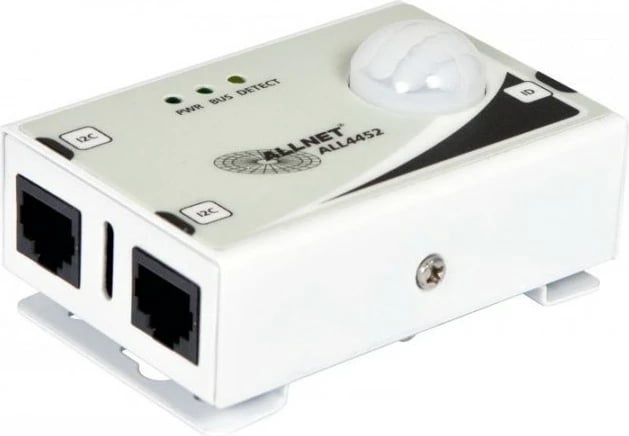 Sensor lëvizjesh ALLNET ALL4452, PIR, me kabllo, 8 m, i bardhë, 92°, metal