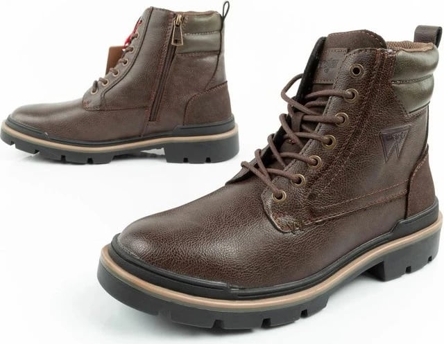 Çizme Chelsea për meshkuj Wrangler, kafe të errëta