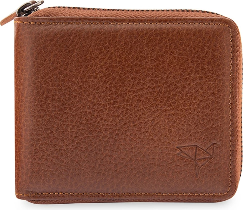 Portofol unisex Zoozie Bags Carole, ngjyrë tan