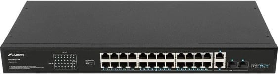 Switch Lanberg RSFE-24P-2C-360, 24x PoE+, 2x SFP, 1U, i zi Switch Lanberg RSFE-24P-2C-360, 24x PoE+, 2x SFP, 1U, i zi