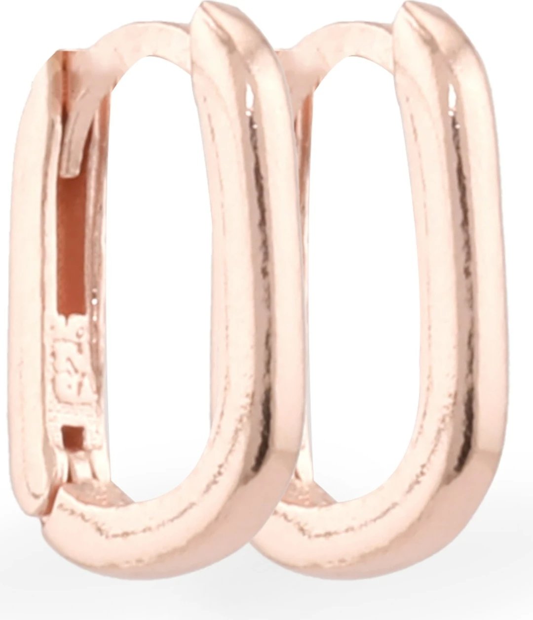 Vathë argjendi Jumeon, ngjyrë rozë ari, 10884ROS