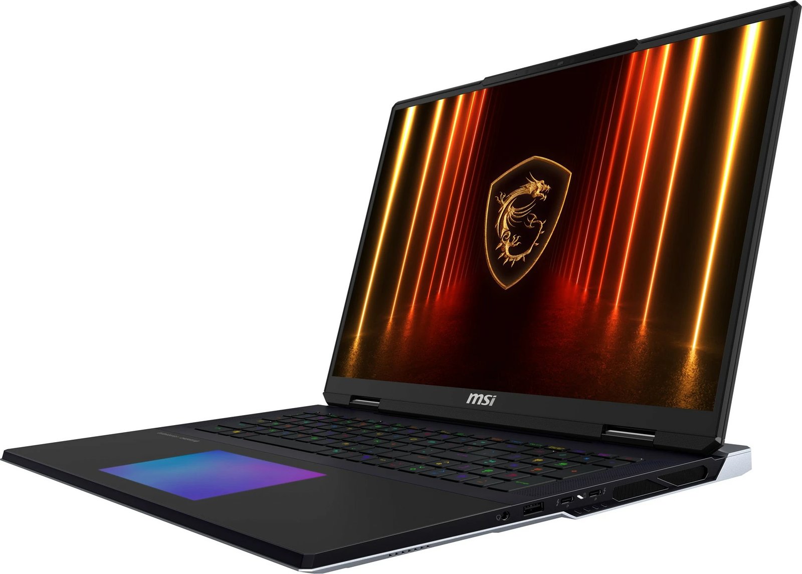 Laptop MSI Titan 18 HX AI A2XWIG-073, RTX 5080, 64GB RAM, 6TB SSD, 18 inç, black silver