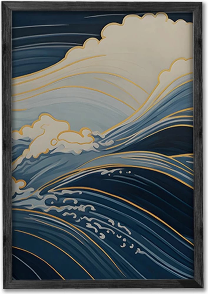 Pikturë dekorative me kornizë (3 copë), Wallity, Ersy3Syhcrv36