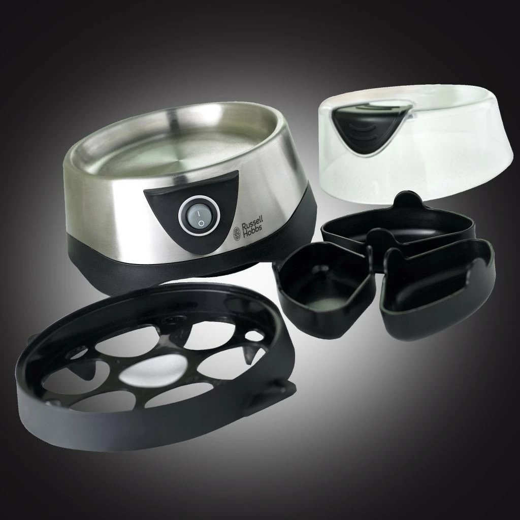 Zierës vezësh Russell Hobbs Stylo, 7 vezë, 365W, inox/zezë