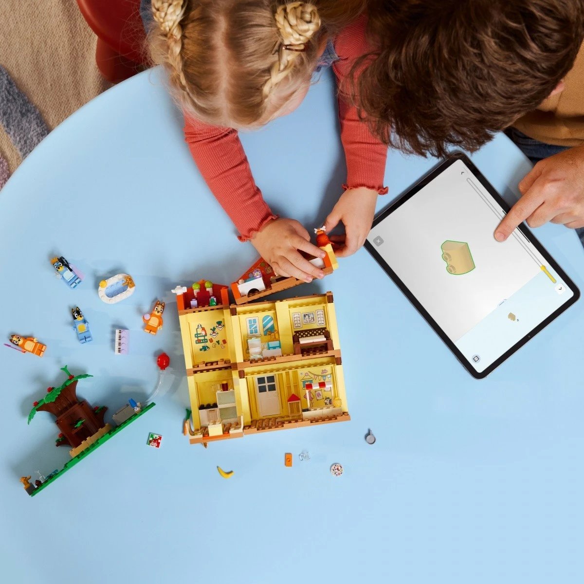 Set LEGO Bluey Blue Family House 11203, 382 pjesë, plastikë, për fëmijë, shumëngjyrësh
