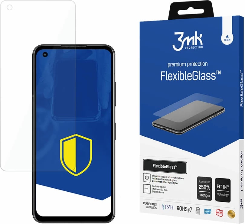 Mbështjellës xhami hibrid 3mk FlexibleGlass për Asus Zenfone 9, Transparent