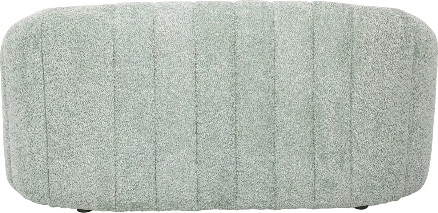 Divan 2-vendësh MOBY FH9595.05, ngjyrë fistik, pëlhurë boucle, 148x83x66H cm