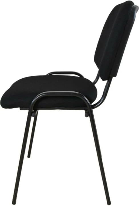 Karrige vizitori nextdeco 13839-09, Alumini i zi, 55x41x83.5 cm