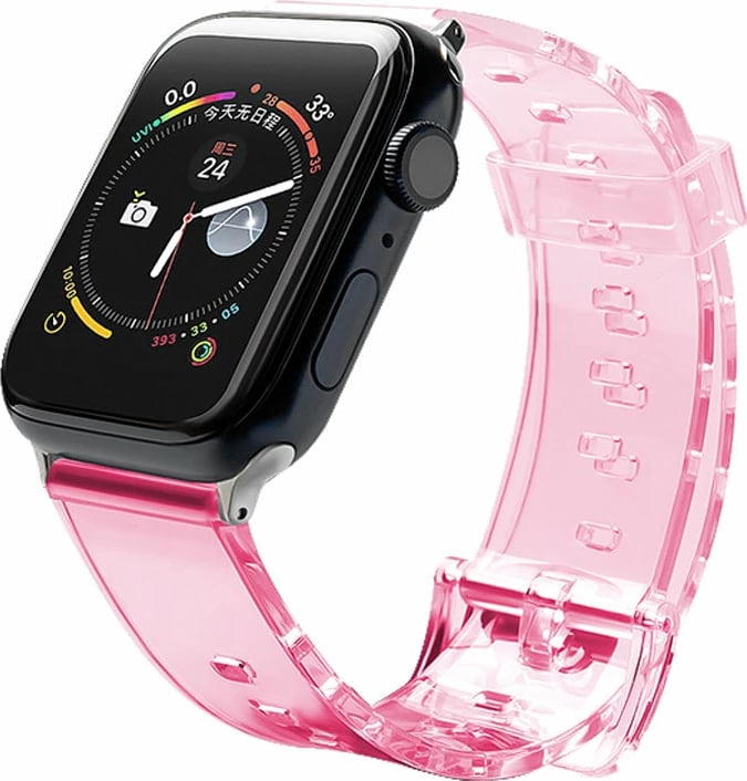Rrip silikoni Hurtel për Apple Watch 2/3/4/5/6/SE 42/44mm, i kuq