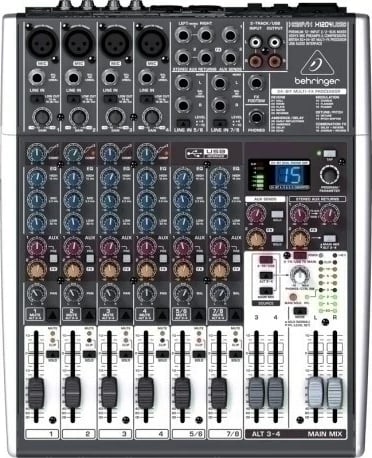Mikser audio Behringer Xenyx X1204USB, 12 kanale, Gri