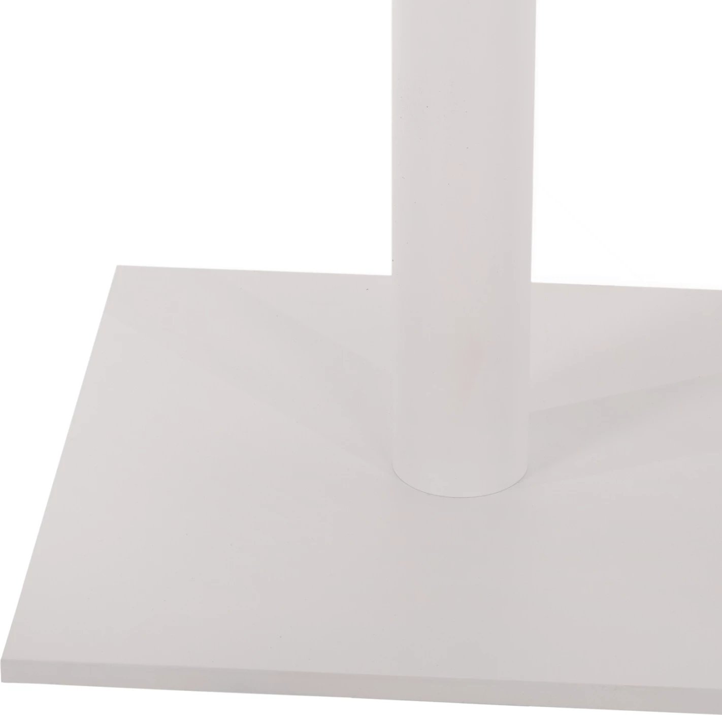 Baza për tavolinë bar, lartësi mesatare, metal mat i bardhë, FH474.02, 45x45x94H cm