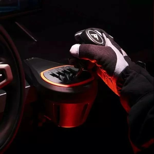 Shifter Thrustmaster TH8S, Racing shifter add-on, PS5, PS4, Xbox One, Xbox Series X|S, e zezë, e kuqe