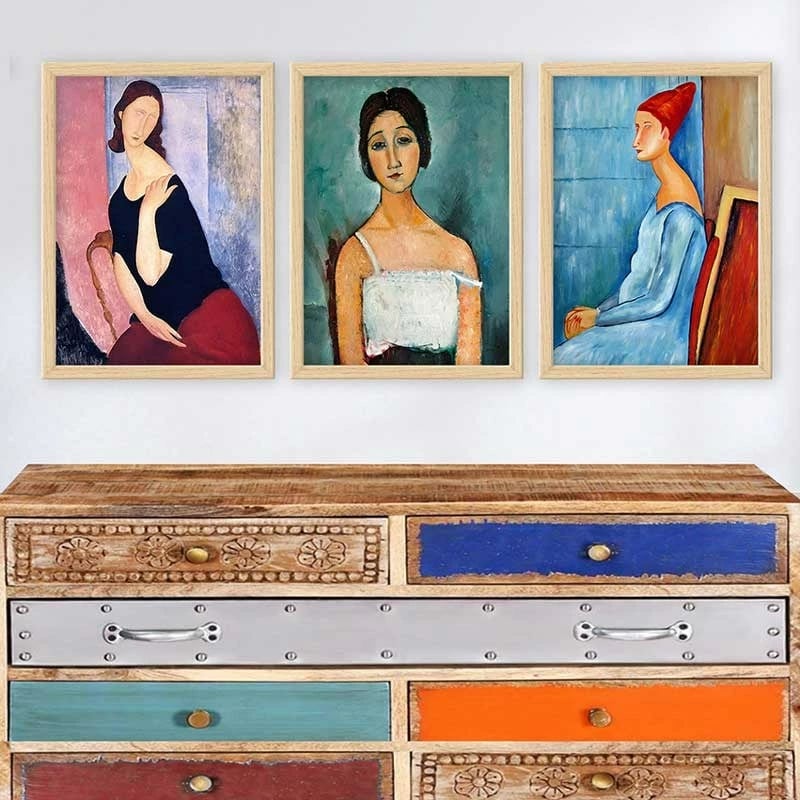 Pikturë dekorative me kornizë (3 copë), Wallity, 3NTC_UN852364_3545