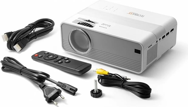 Projektor HD LED Technaxx TX-127, 1280x720, i bardhë-gri