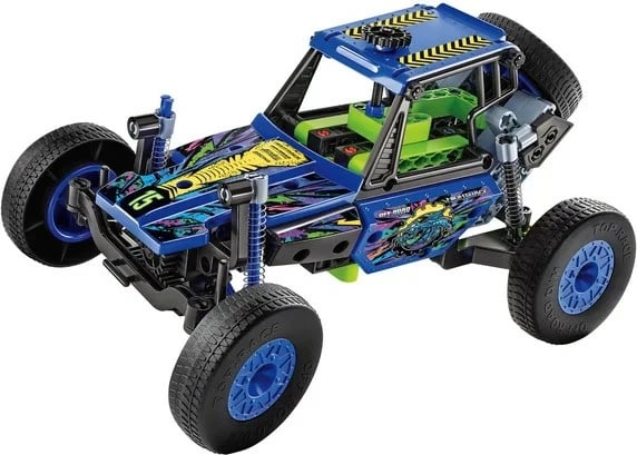 Set ndërtimi Clementoni Mechanics Laboratory, makinë off-road, plastikë, për fëmijë, shumëngjyrëshe