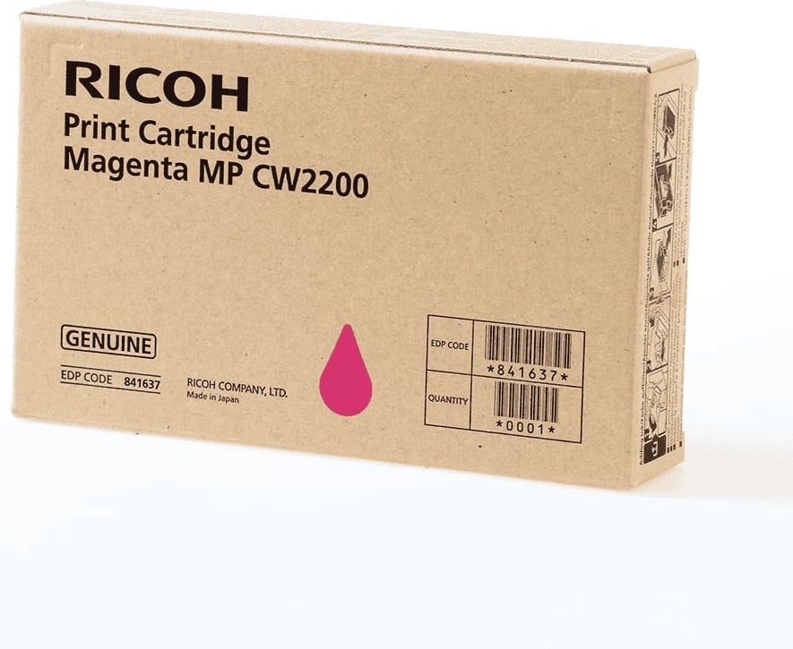 Kartuç boje, Ricoh 841637, 100 ml, rendiment 460 faqe, për MP CW2200, magenta