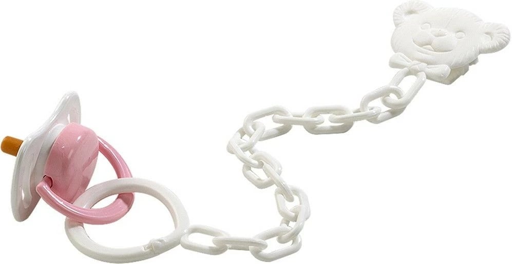 Kukull bebe Llorens Bimba 35 cm me jastëk rozë dhe biberon