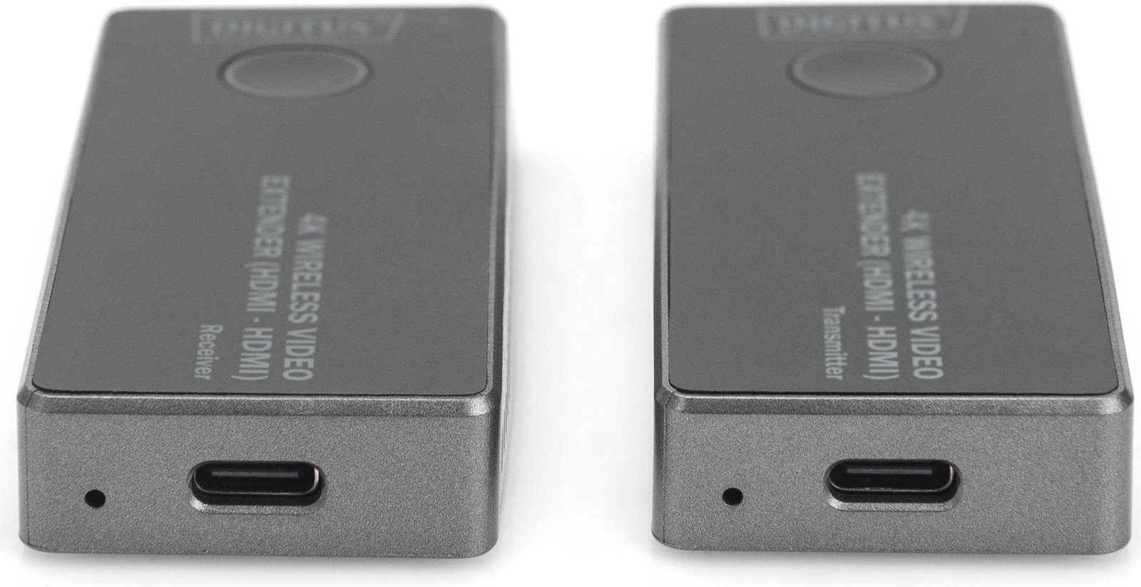 Video Extender Digitus 4K, HDMI, 30 m, Wireless, i zi, argjendtë