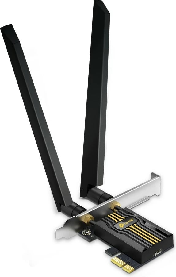 Adapter PCIe TP-Link BE6500, Wireless, WLAN/Bluetooth, 2880 Mbit/s, E zezë