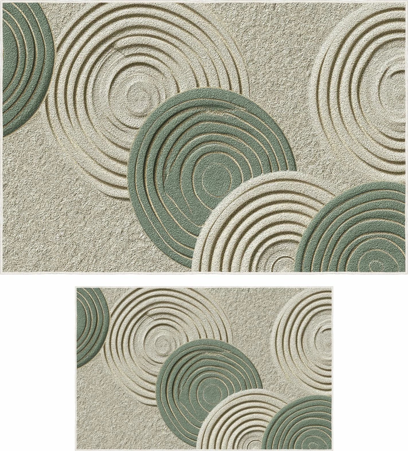 Set tapetash për banjo, 2 copë, ngjyrë e gjelbër, Mijolnir, Asr41