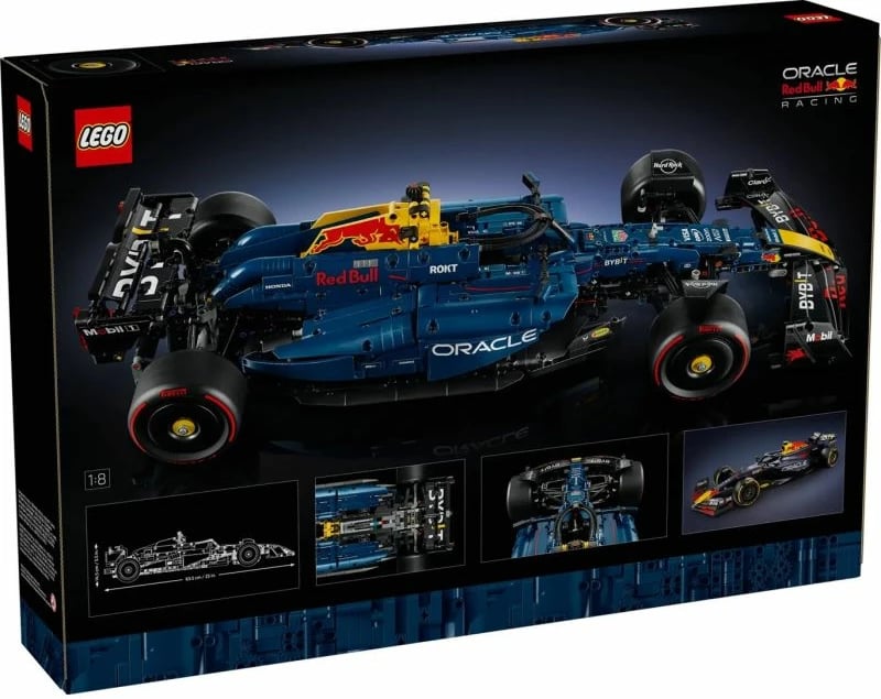 Set LEGO Technic Oracle Red Bull Racing RB20 F1, kuq
