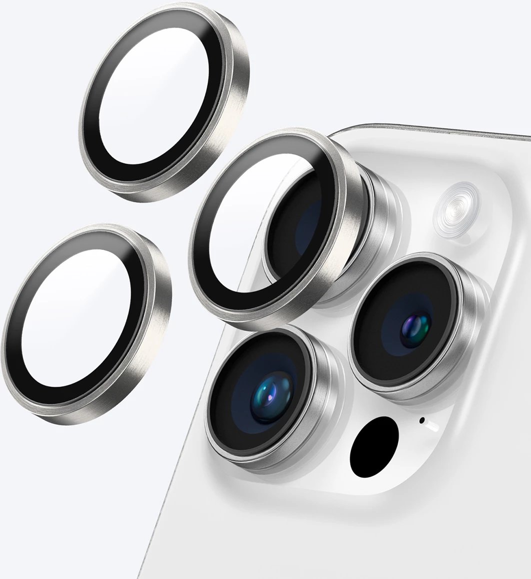 Mbrojtës xhami për kamera AmazingThing AR 3 Lens Glass Full Clear për iPhone 16 Pro / 16 Pro Max, Transparent