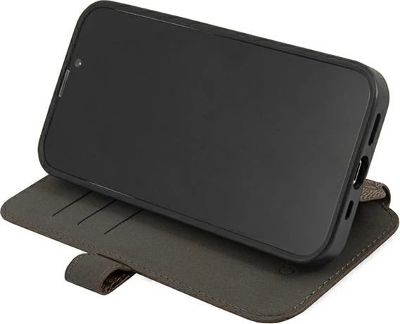 Mbështjellës Guess GUBKP13X4GMGBR për iPhone 13 Pro Max 6.7", bookcase, kafe