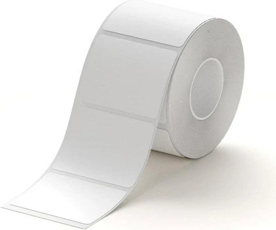 Etiketa vetëngjitëse NiiMbot T70*40-180, për printer termik, Bardhë