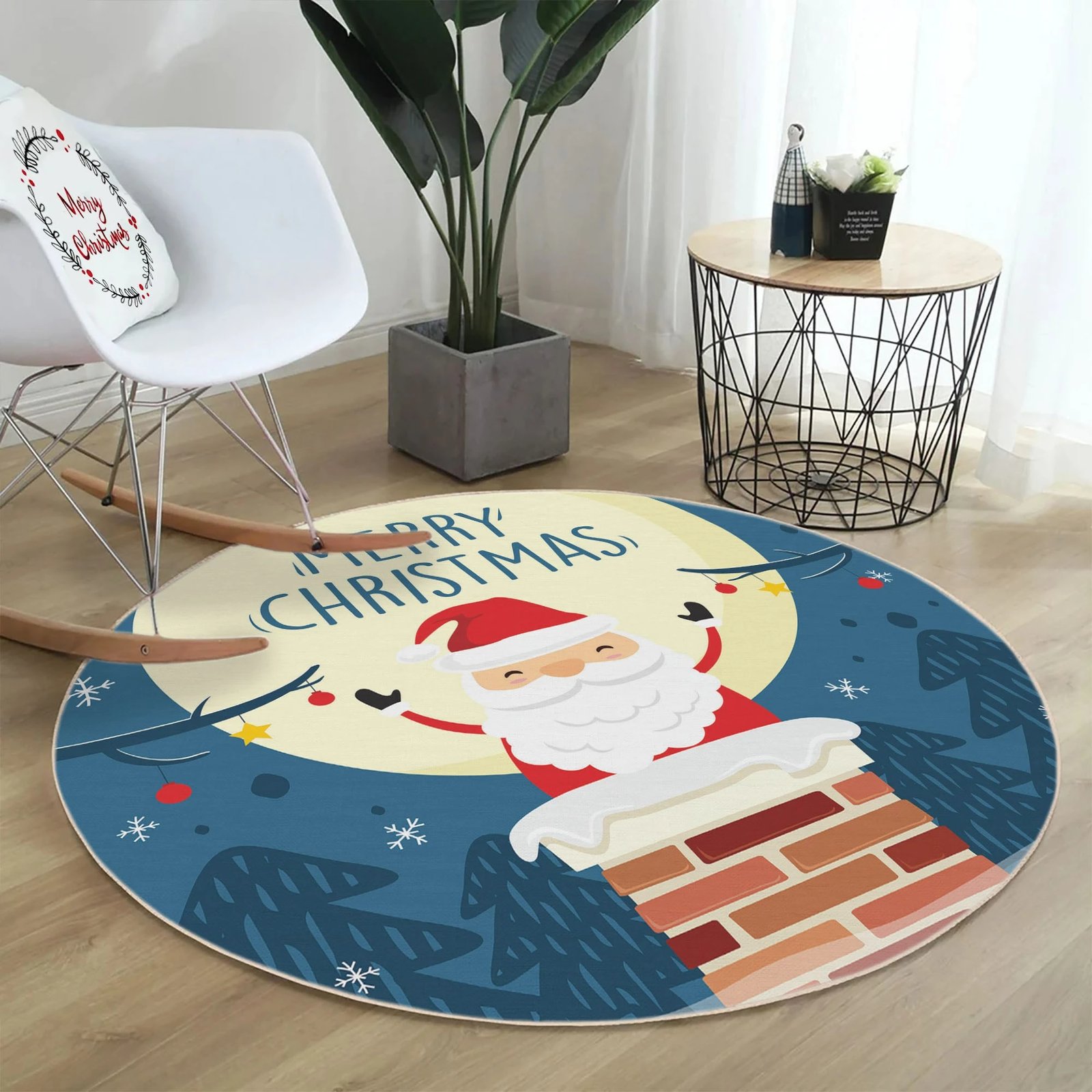 Qilim dekorativ, shumëngjyrësh, 90cm, Conceptum Hypnose, Woopamuk462