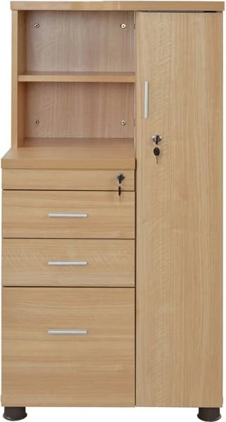 Dollap profesional për zyre, ngjyrë lisi, FH2052.01R, 60x46x120 cm