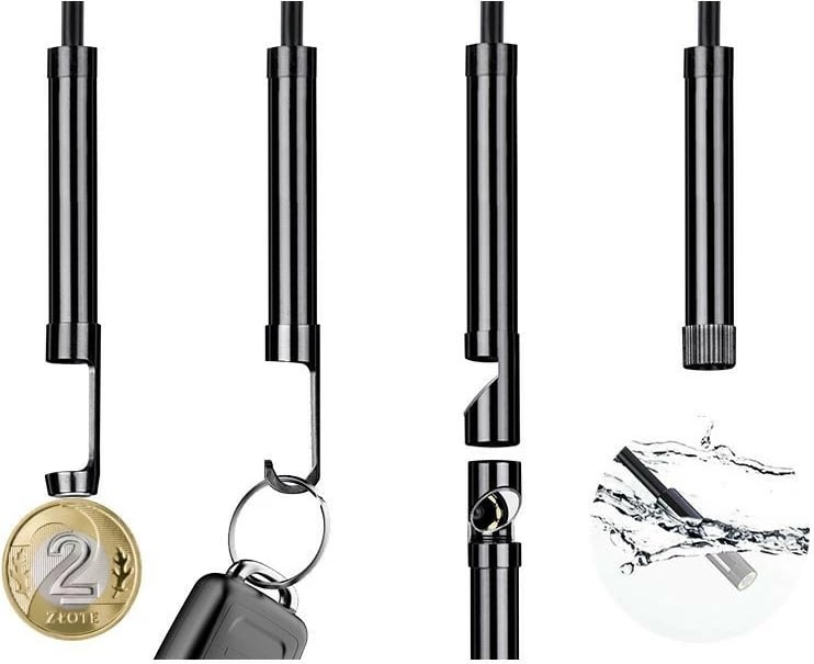 Kamerë endoskopike Tracer HardWire 5M 8MM LED WiFi, e zezë Kamerë endoskopike Tracer HardWire 5M 8MM LED WiFi, e zezë