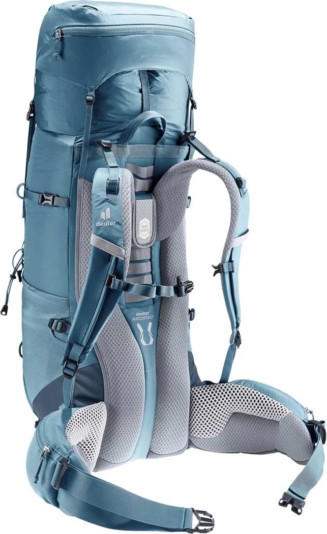 Çanta për trekking Deuter Aircontact Lite 40 + 10, e gjelbër