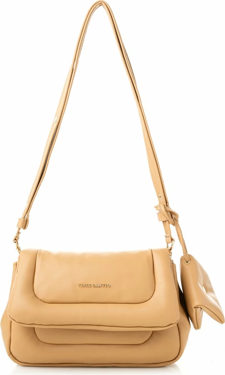 Çantë shpatulle, ngjyrë camel, Genoa