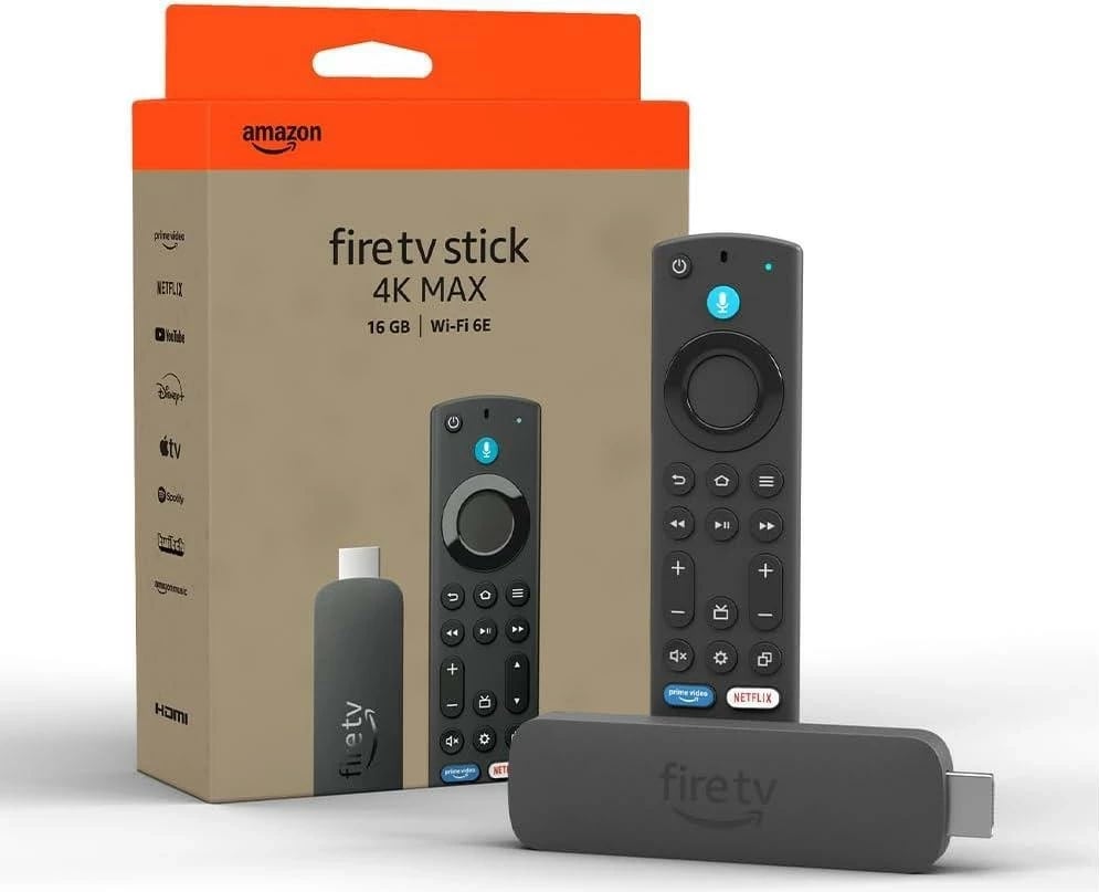 Stick streaming Amazon Fire TV Stick 4K Max 16GB me telekomandë zanore, e zezë