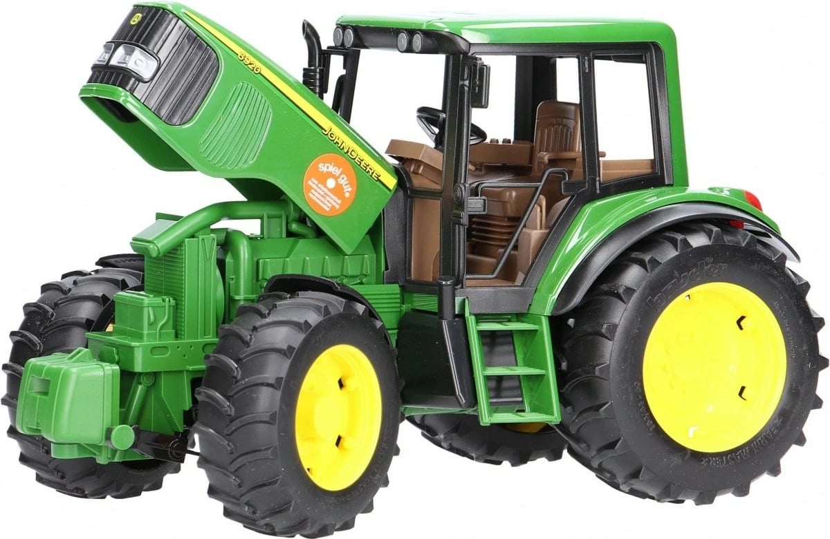 Traktor lodër BRUDER John Deere 6920 me rimorkio, 1:16, Jeshile/E kuqe/E verdhë