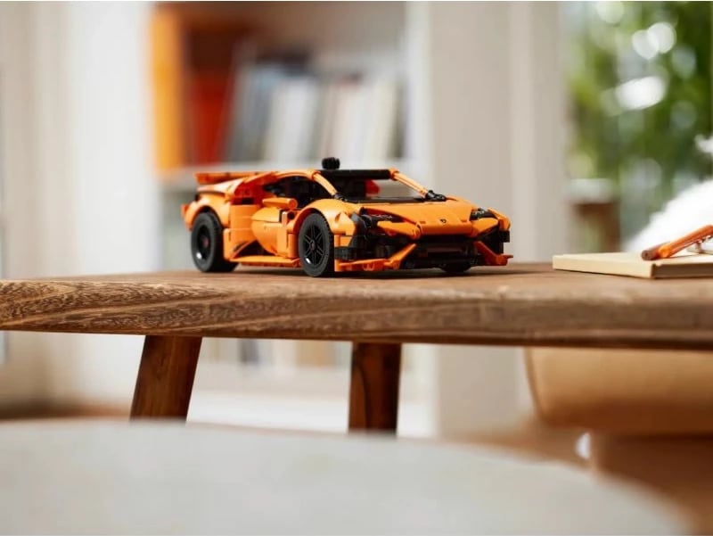 Set ndërtimi Lego Technic Lamborghini Huracán për fëmijë, portokalli