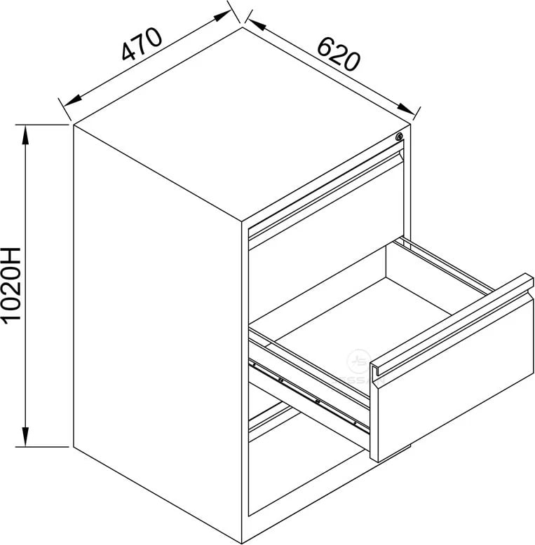 Sirtar dokumentesh, ngjyrë e zezë, Skye Decor, Js1021Sı