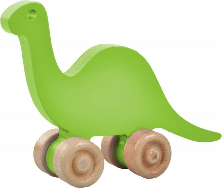 Lodër dinosaur prej druri, ngjyrë e gjelbër, Skye Decor