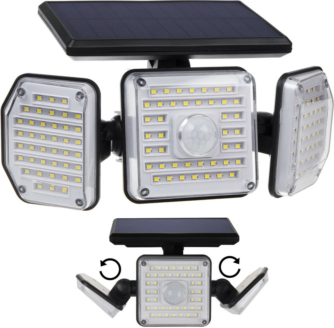 Llambë diellore LED Maclean MCE615 me sensor lëvizjeje, 320lm, 4W, IP65