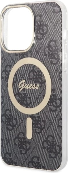 Mbështjellës Guess 4G MagSafe për iPhone 14 Pro Max, i zi Mbështjellës Guess 4G MagSafe për iPhone 14 Pro Max, i zi