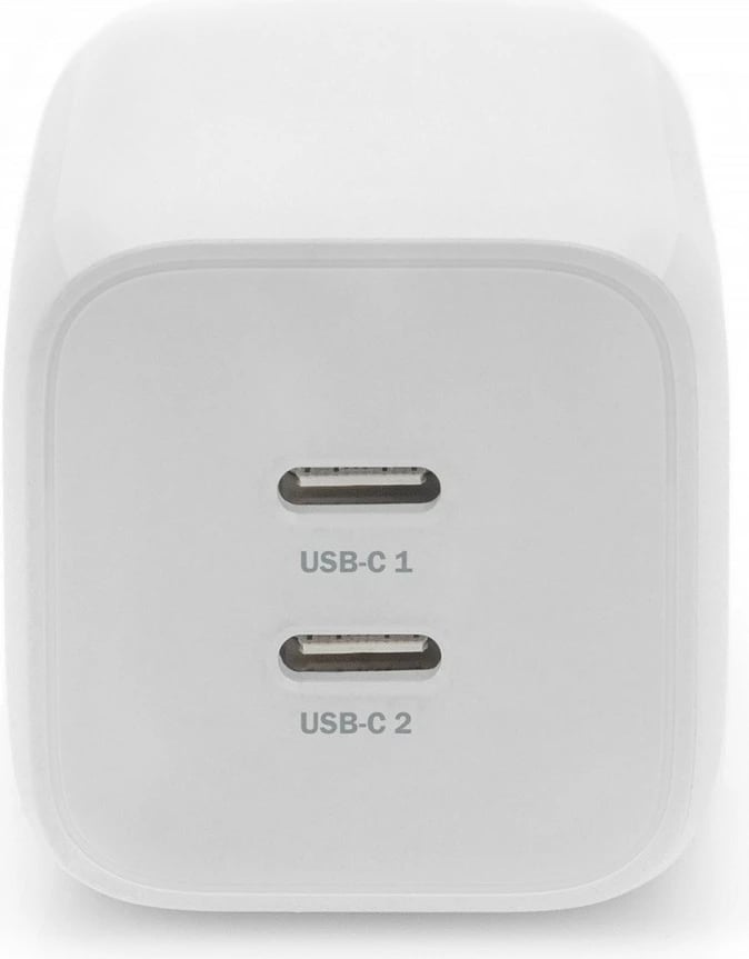 Karikues rrjeti Digitus DA-10063, 2x USB-C PD 3.0, 65W, Bardhë