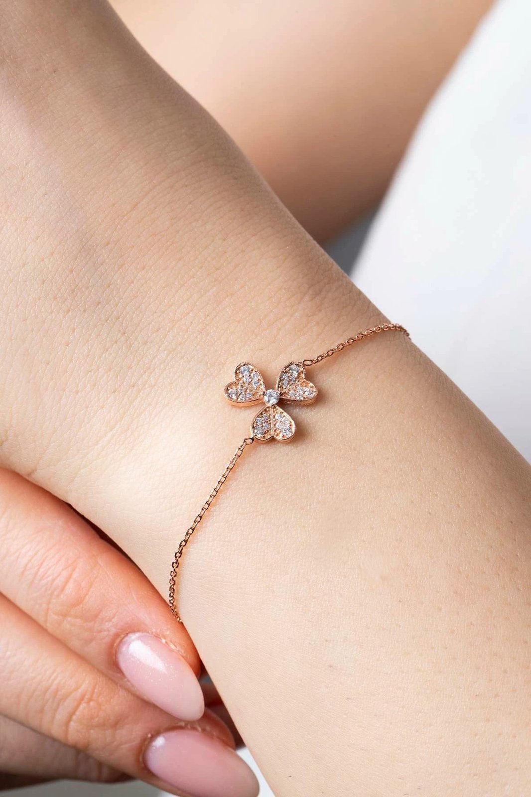 Byzylyk argjendi Jumeon, ngjyrë rozë e artë, ELKAB92338R