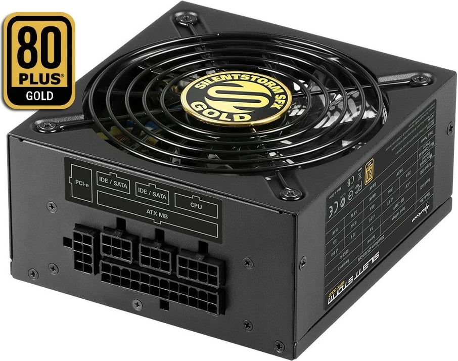 Furnizues energjie Sharkoon SilentStorm SFX Gold 500W, 80 PLUS Gold, modular, i zi