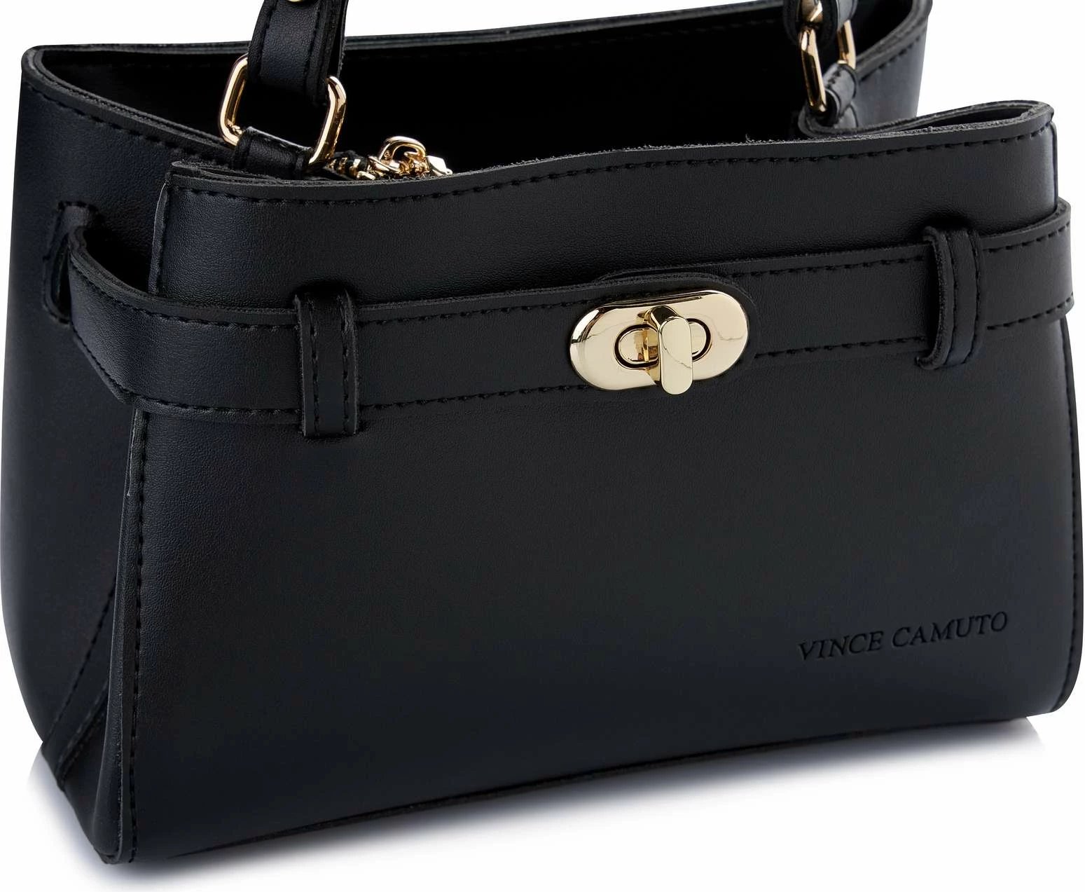 Çantë dore Vince Camuto Lecce, e zezë