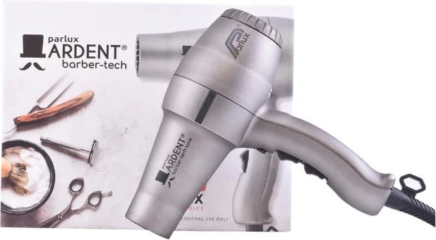 Tharëse flokësh Parlux Arden Barber Tech unisex ngjyrë argjendi